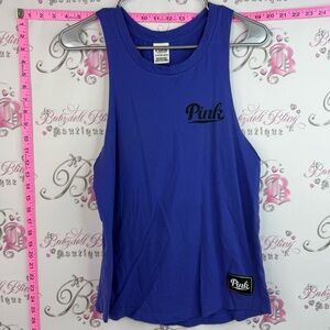 PINK Victoria's Secret tank top purple Royal Blue Sleeveless Tank